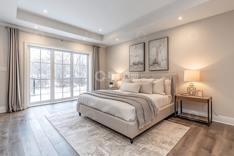 高清大图下载【趣麦麦图】现代简约卧室设计100