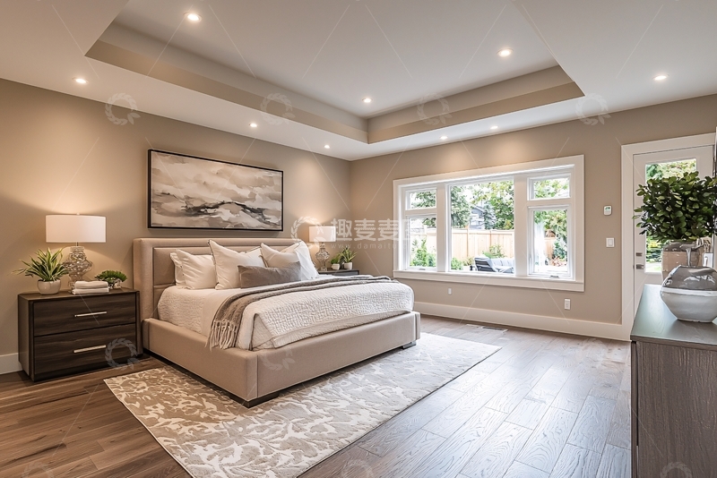高清大图下载【趣麦麦图】现代简约卧室73