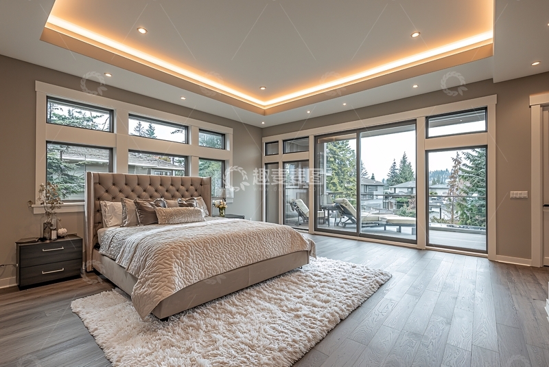 高清大图下载【趣麦麦图】现代简约卧室设计105
