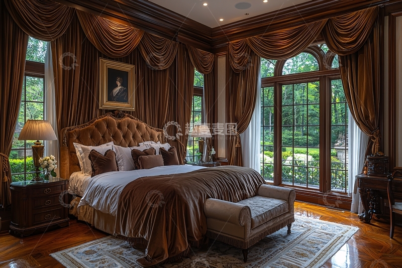 高清大图下载【趣麦麦图】奢华卧室