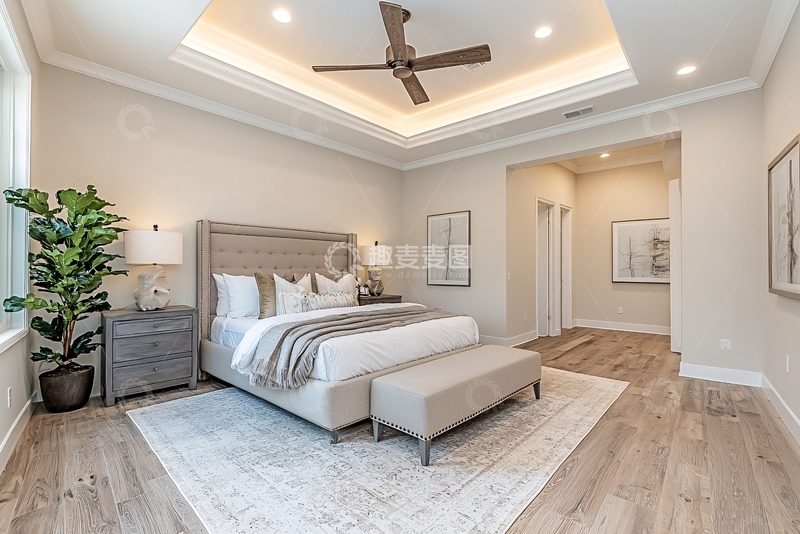 高清大图下载【趣麦麦图】现代简约卧室80