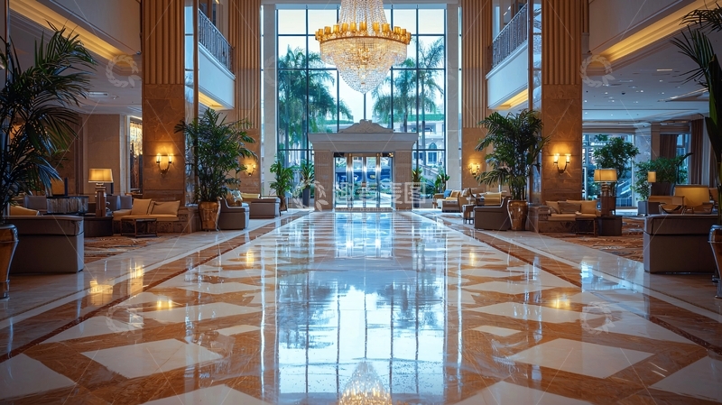 高清大图下载【趣麦麦图】酒店大堂奢华景象