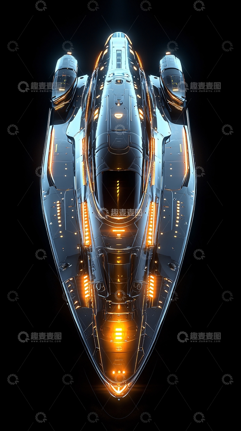高清大图下载【趣麦麦图】未来科幻飞船