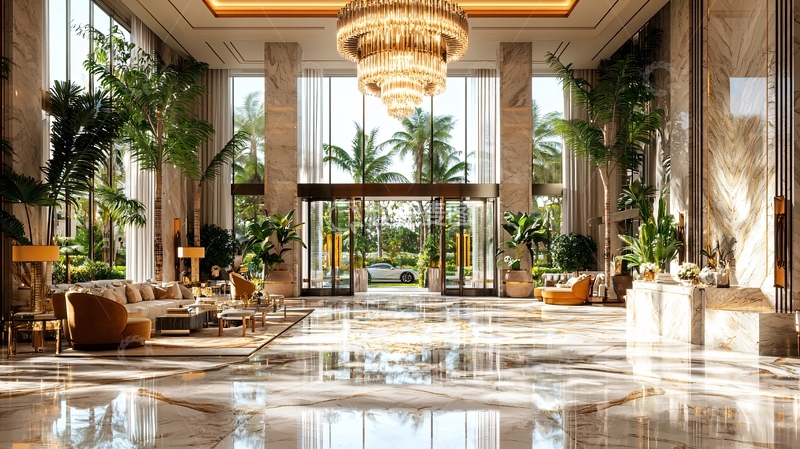 高清大图下载【趣麦麦图】豪华酒店大堂