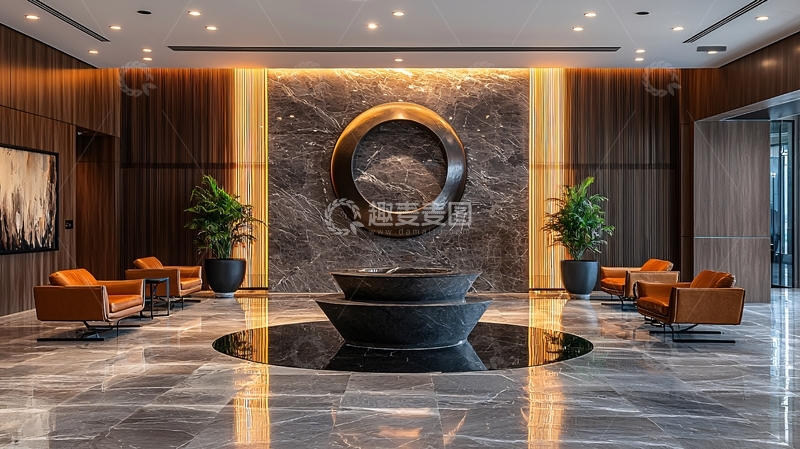 高清大图下载【趣麦麦图】高端酒店大堂设计