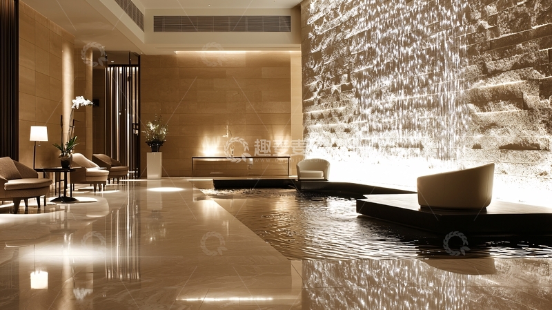 高清大图下载【趣麦麦图】酒店大堂背景墙