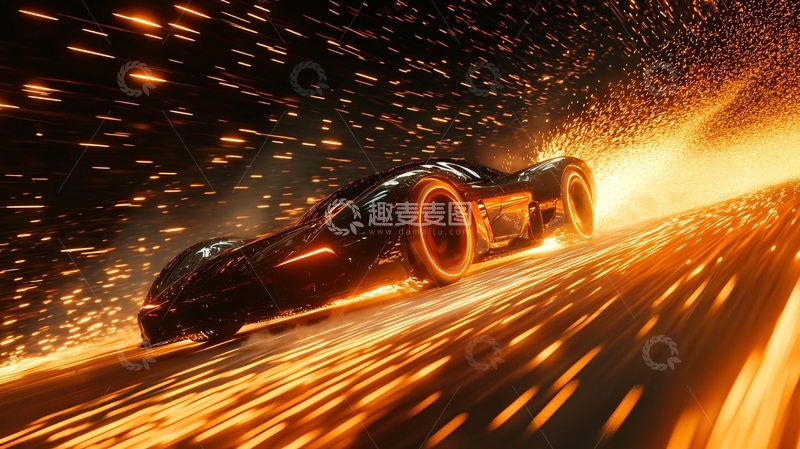 高清大图下载【趣麦麦图】未来赛车