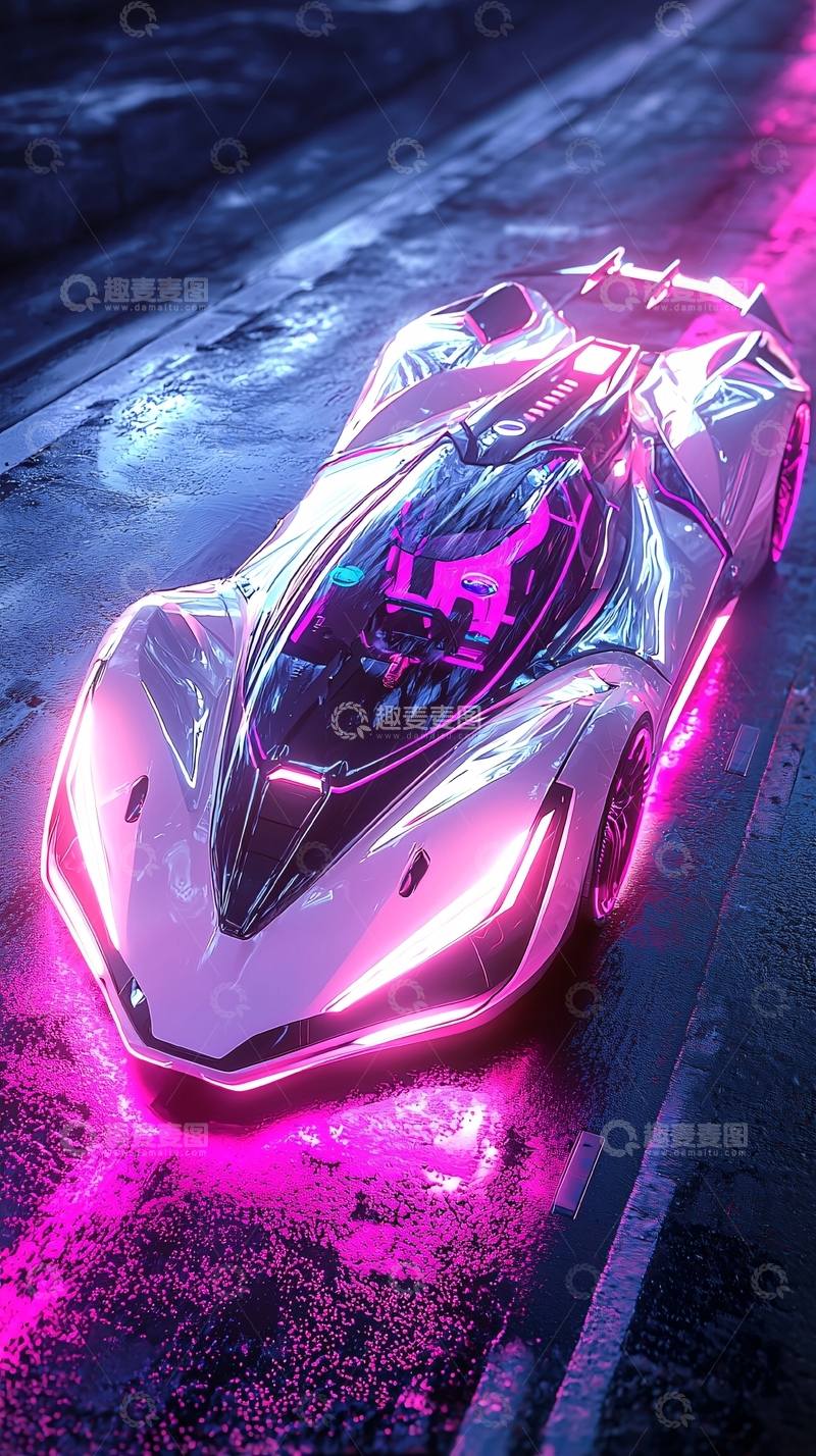 高清大图下载【趣麦麦图】-未来感超跑