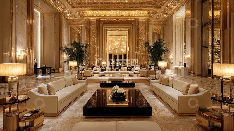 高清大图下载【趣麦麦图】奢华酒店大堂36