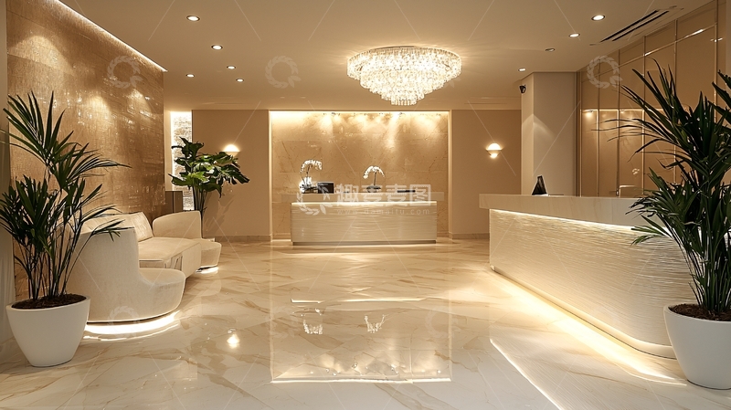 高清大图下载【趣麦麦图】高端酒店大堂设计