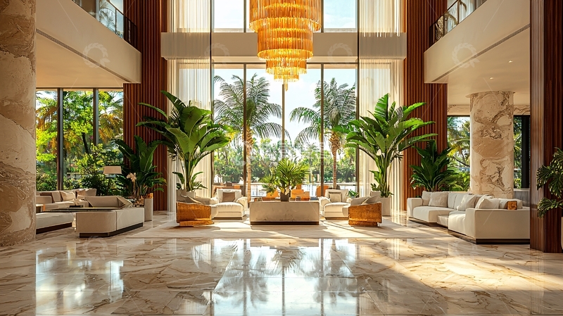 高清大图下载【趣麦麦图】高端酒店大堂