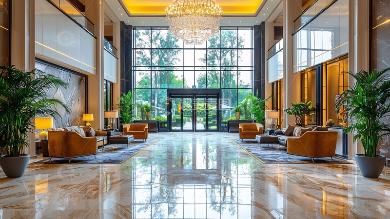 高清大图下载【趣麦麦图】酒店大堂高清图片
