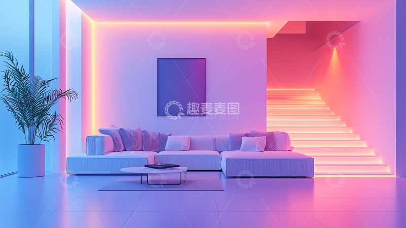 高清大图下载【趣麦麦图】现代简约风格家居灯光