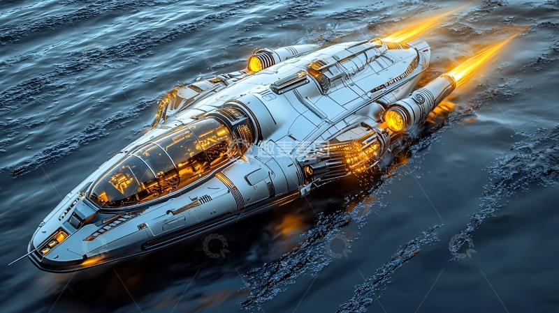 高清大图下载【趣麦麦图】未来科技飞船26