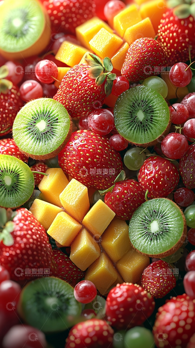 高清大图下载【趣麦麦图】新鲜水果组合