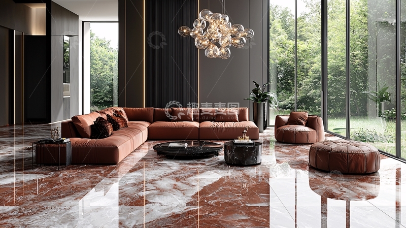 高清大图下载【趣麦麦图】现代轻奢客厅装修