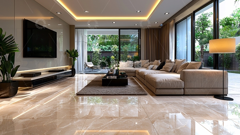 高清大图下载【趣麦麦图】现代简约风格客厅58