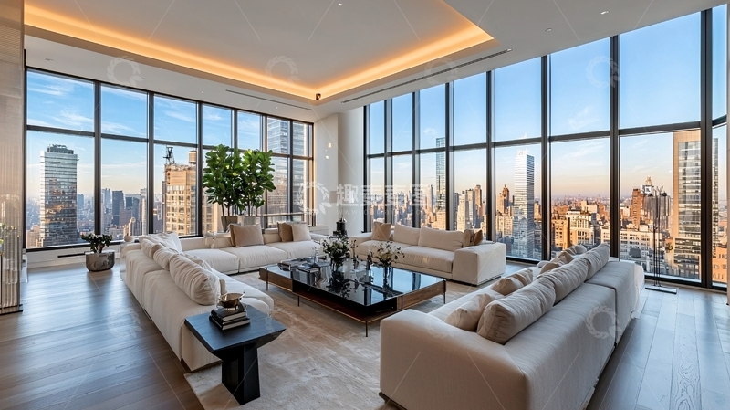 高清大图下载【趣麦麦图】纽约曼哈顿高层公寓
