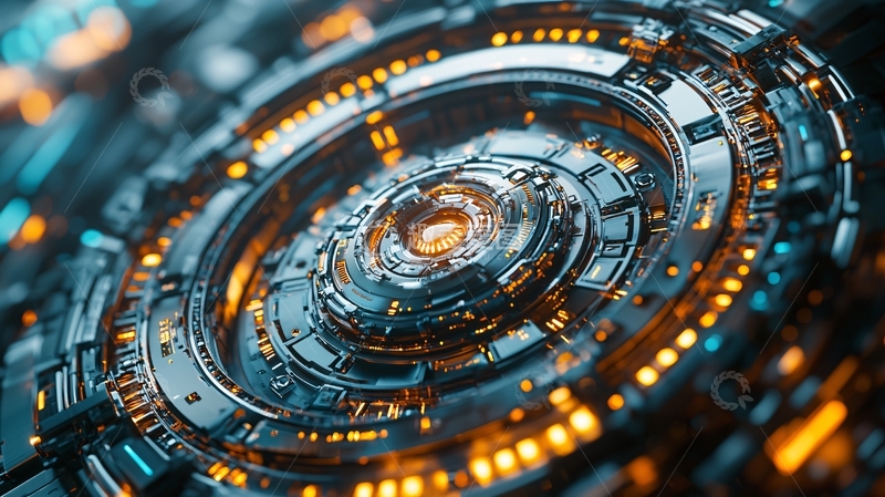 高清大图下载【趣麦麦图】未来科技感机械装置