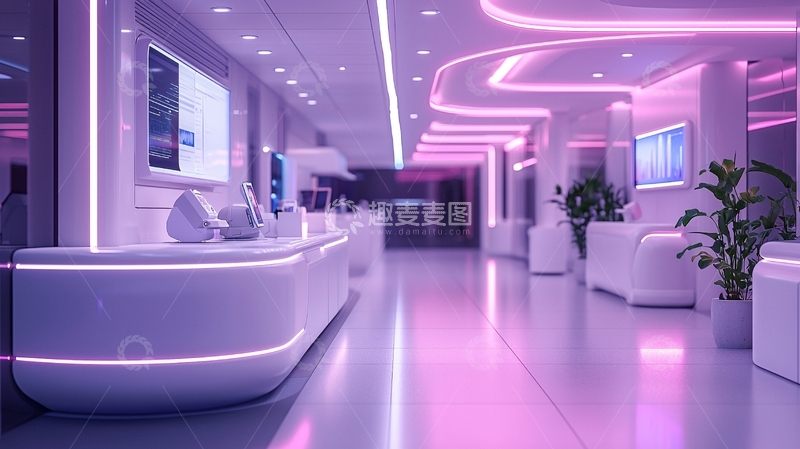 高清大图下载【趣麦麦图】未来感科技感空间