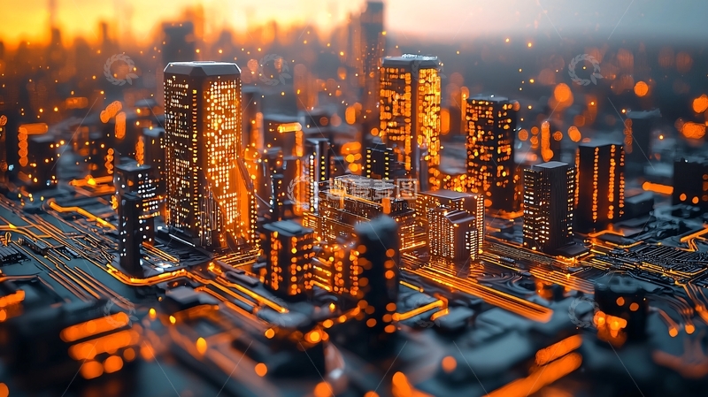 高清大图下载【趣麦麦图】未来都市