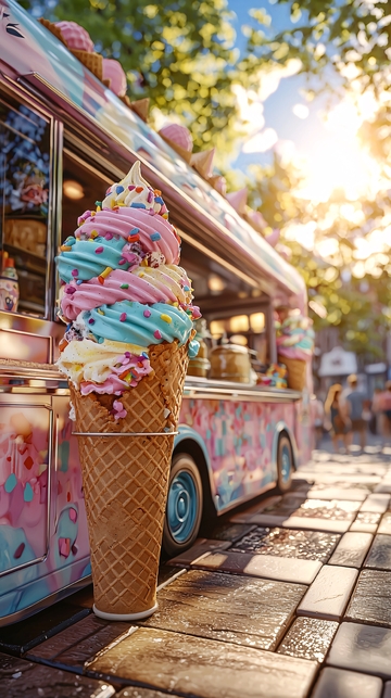 梦幻冰淇淋车