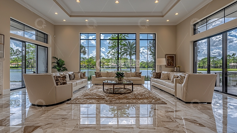 高清大图下载【趣麦麦图】豪华客厅