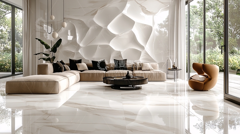 高清大图下载【趣麦麦图】现代简约客厅