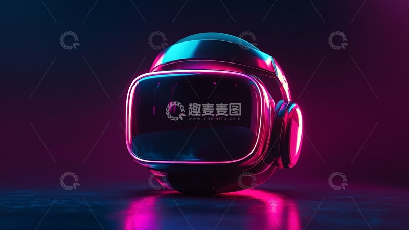 高清大图下载【趣麦麦图】未来感炫酷头盔