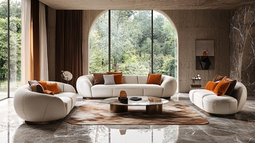 轻奢现代简约沙发组合