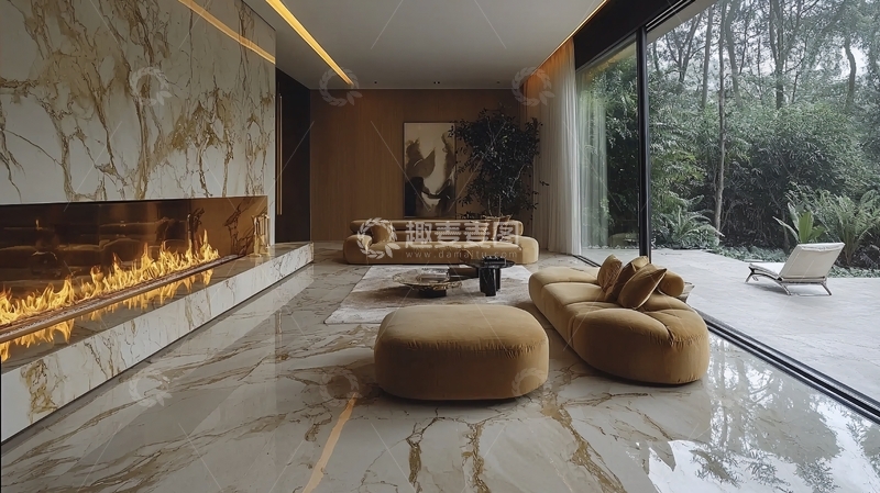 高清大图下载【趣麦麦图】现代极简风客厅