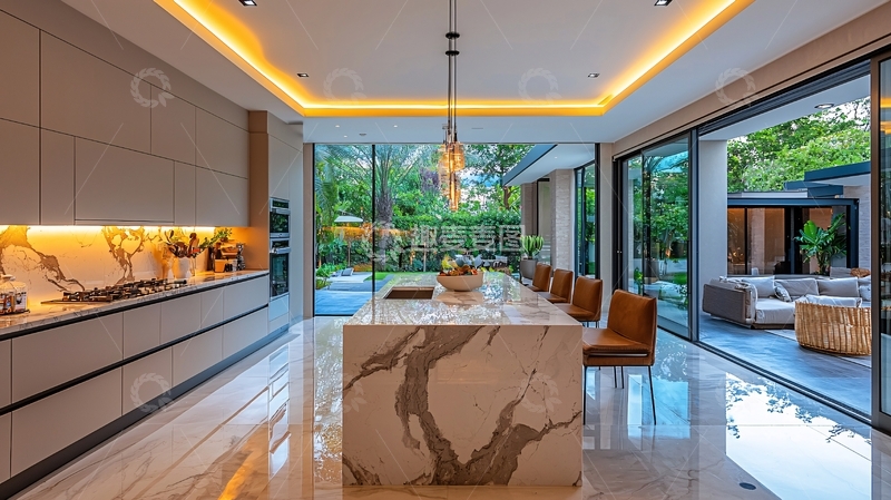 高清大图下载【趣麦麦图】豪华现代厨房设计