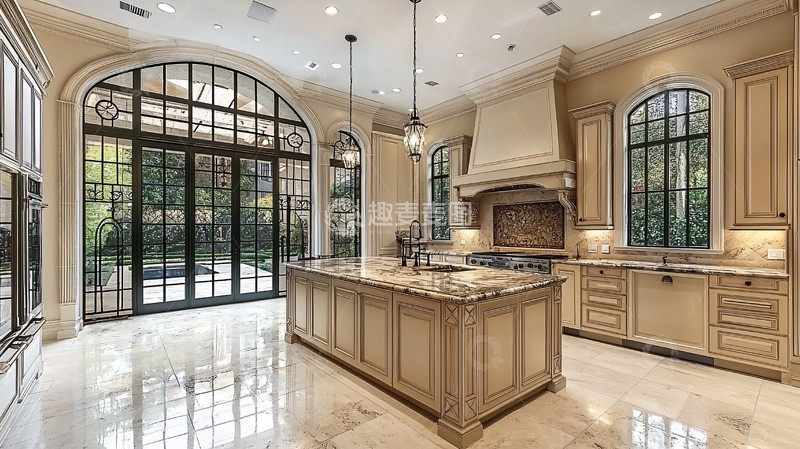 高清大图下载【趣麦麦图】高端欧式厨房