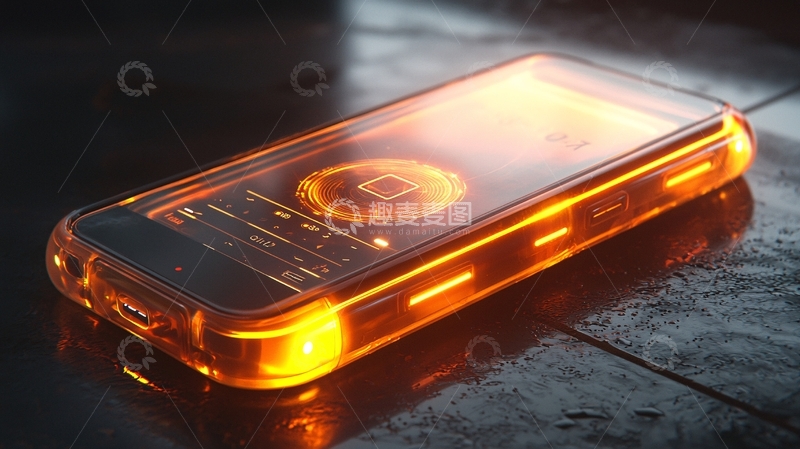高清大图下载【趣麦麦图】科技感手机