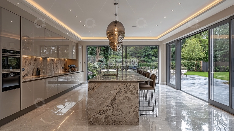 高清大图下载【趣麦麦图】豪华现代厨房