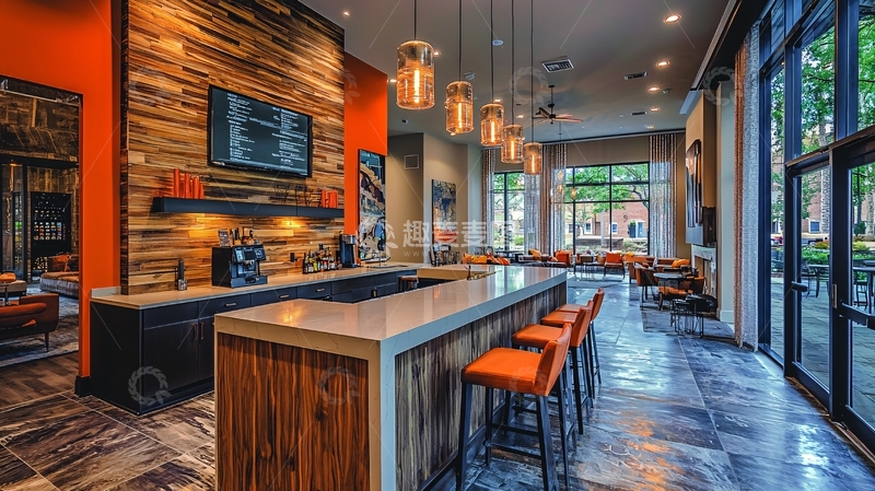 高清大图下载【趣麦麦图】现代公寓公共区域