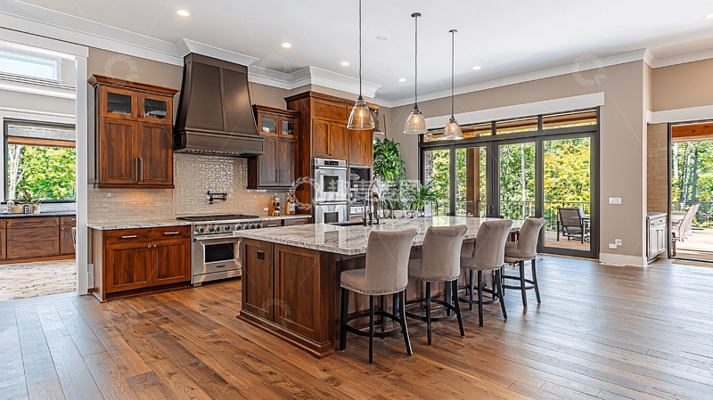 高清大图下载【趣麦麦图】高端开放式厨房