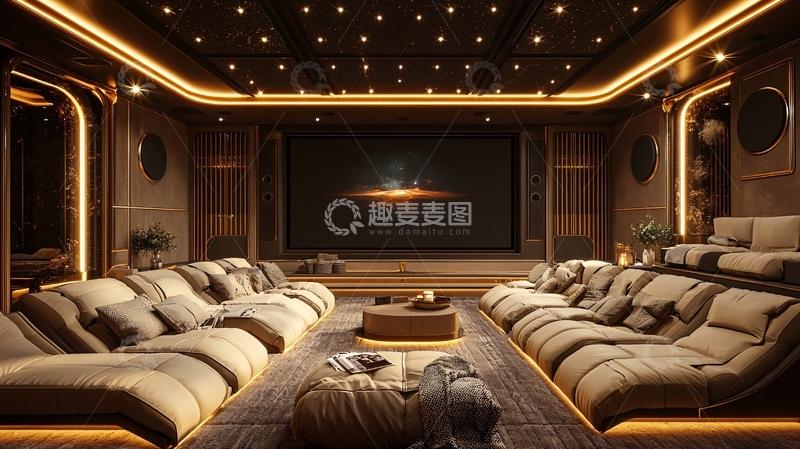 高清大图下载【趣麦麦图】奢华私人影院