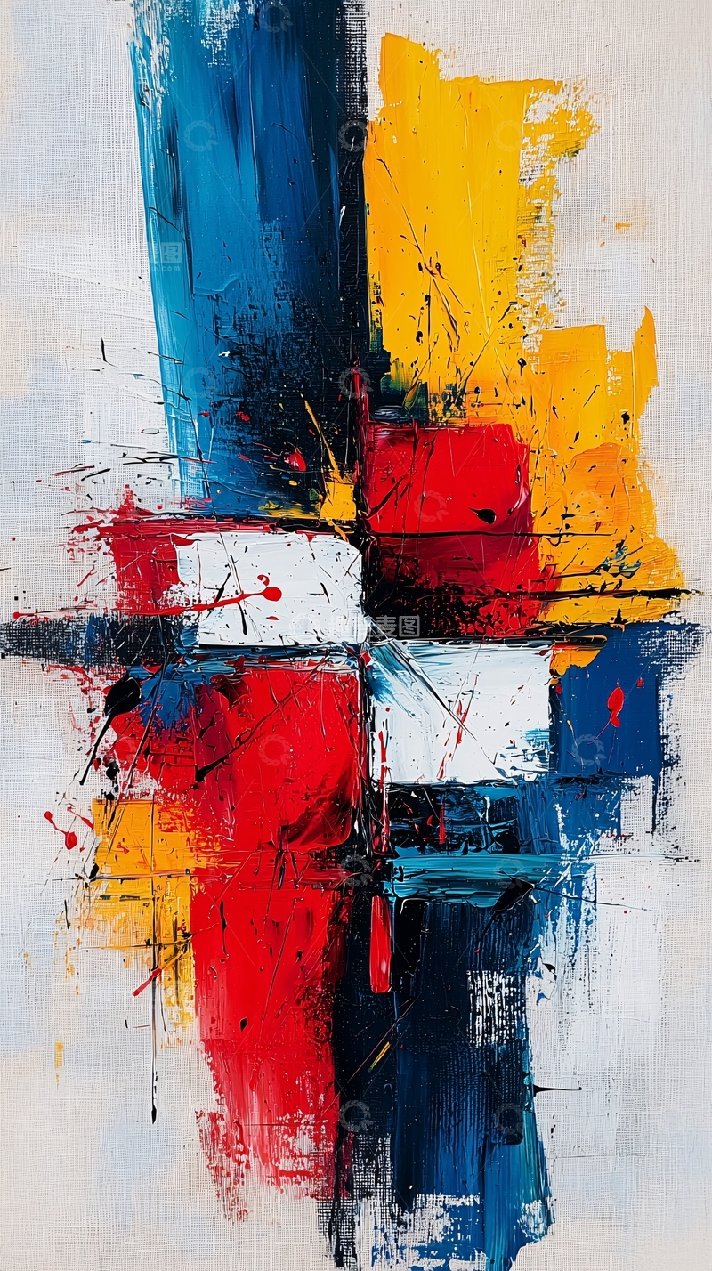 高清大图下载【趣麦麦图】抽象油画