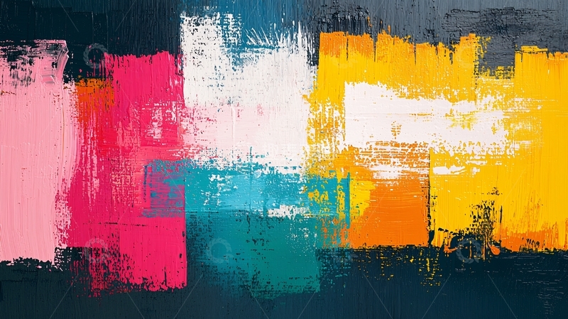 高清大图下载【趣麦麦图】抽象彩块