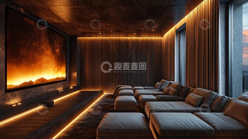 高清大图下载【趣麦麦图】高端私人影院