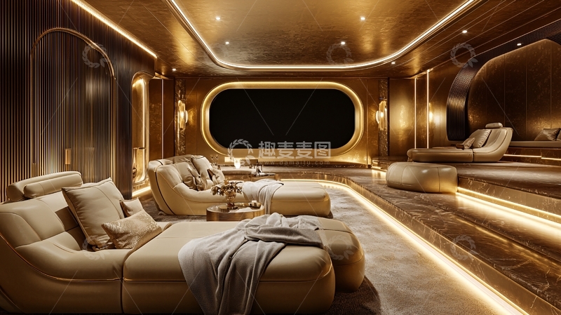 高清大图下载【趣麦麦图】奢华私人影院