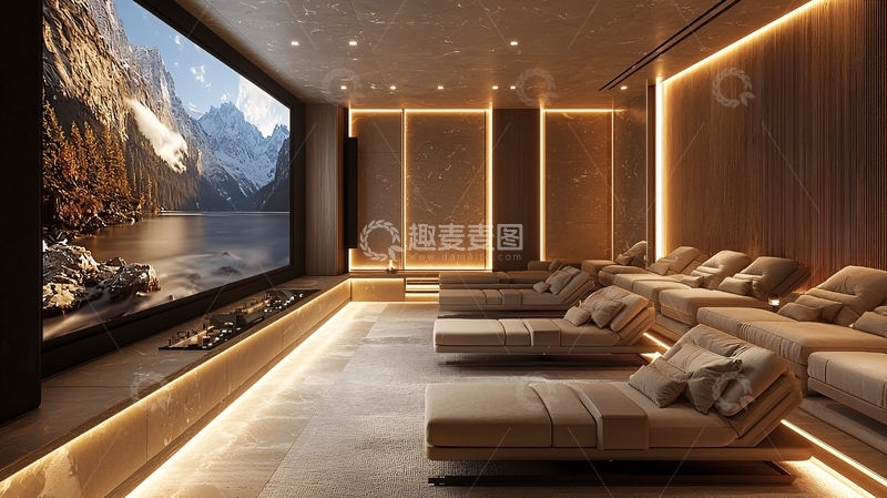 高清大图下载【趣麦麦图】高端私人影院