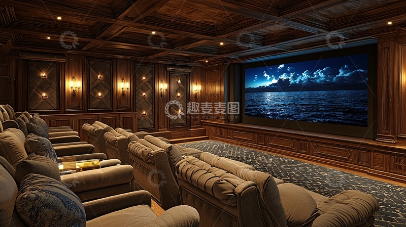 高清大图下载【趣麦麦图】奢华家庭影院