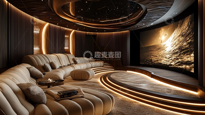 高清大图下载【趣麦麦图】高端私人影院