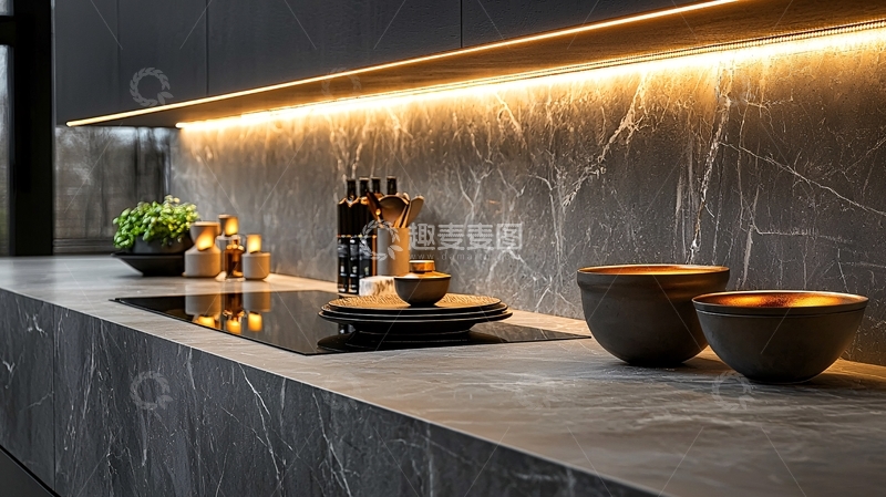 高清大图下载【趣麦麦图】现代厨房装修设计