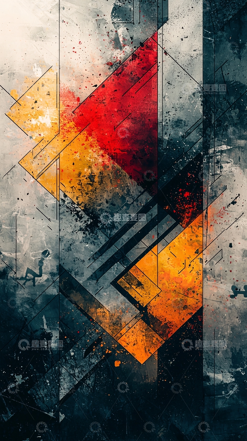 高清大图下载【趣麦麦图】抽象几何