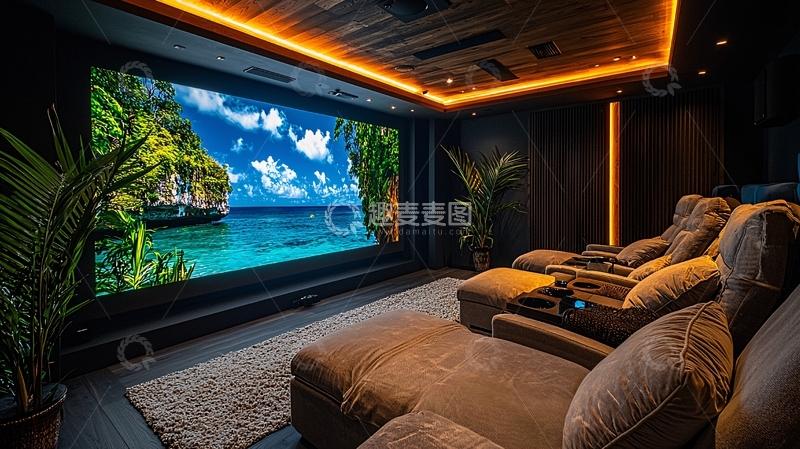 高清大图下载【趣麦麦图】高端家庭影院
