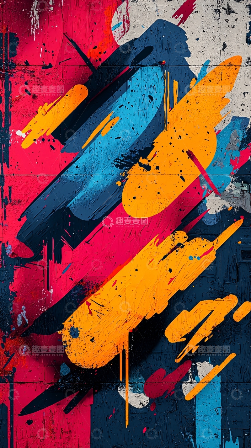 高清大图下载【趣麦麦图】抽象涂鸦