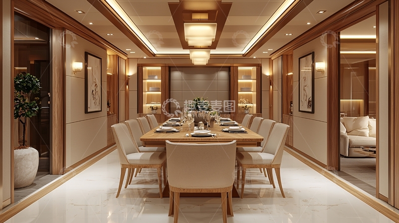 高清大图下载【趣麦麦图】豪华餐厅